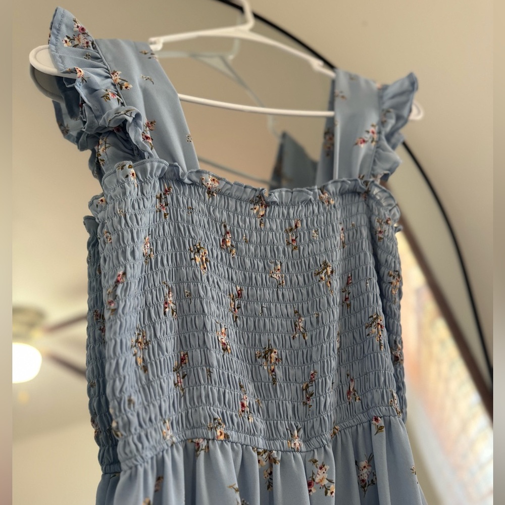 Floral Blue Jumpsuit